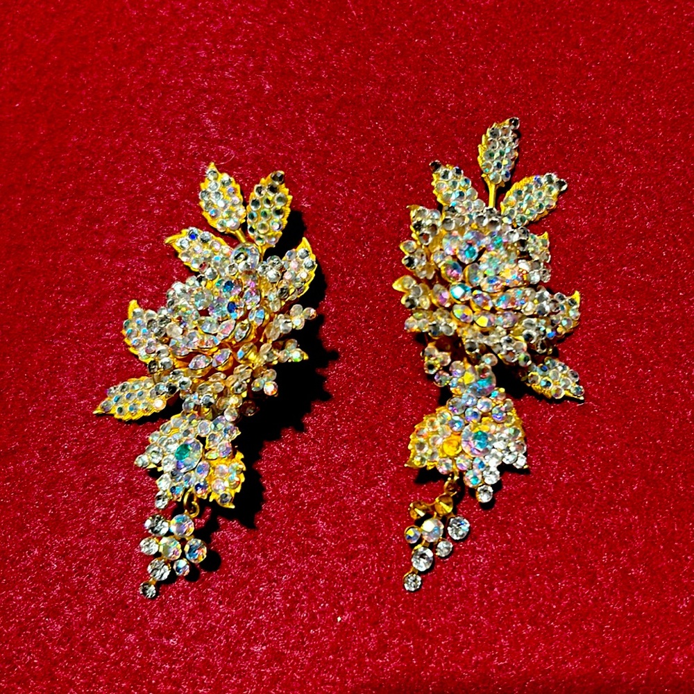 Signed Simon Ju earrings